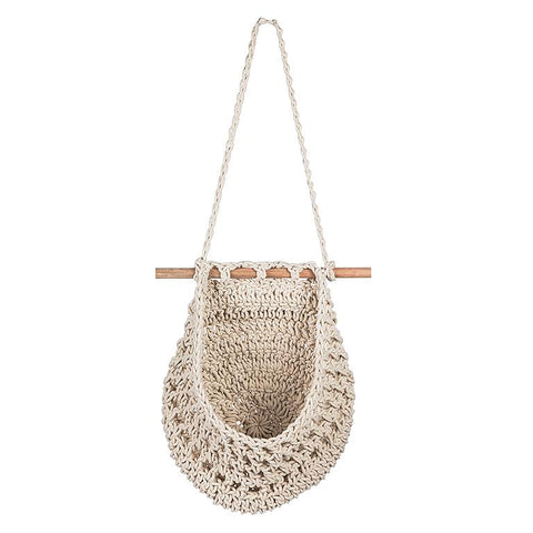 Large Macrame Wall Pouch